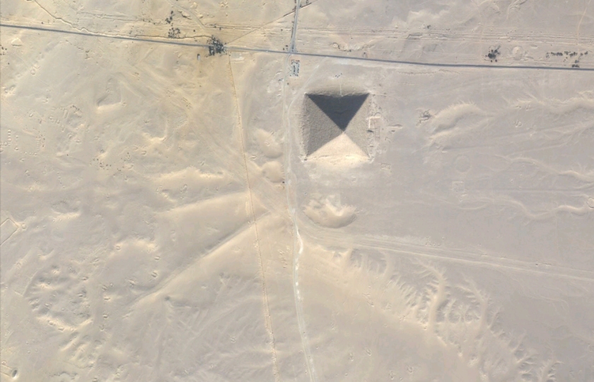 The North Pyramid of Dahshur. 